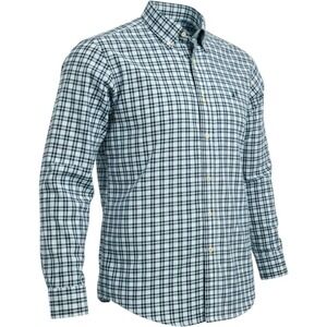 Brooks Brothers Mens XL Regent Fit Non-Iron Stretch Check Button Down Shirt Blue
